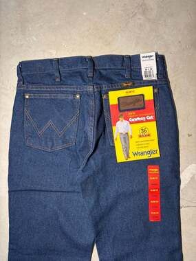 NWT Wrangler Premium Performance Cowboy Cut Slim Fit Jeans 36MWZ 30x29